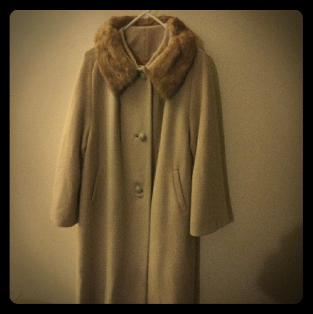 Vintage Cashmere Wool Coat
